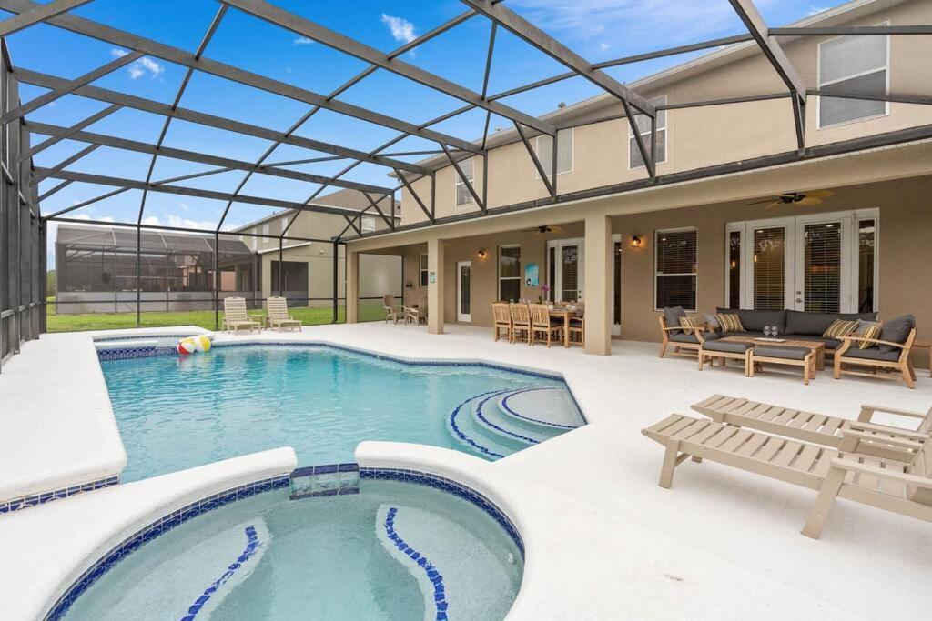 Lakeview W/8 Bedroom 5 Kingsuite 3 Miles To Disney Kissimmee Exterior photo